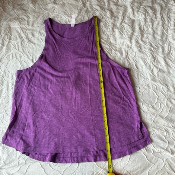 Zella Purple Sleeveless Relaxed Tank Top - Picture 4 of 6